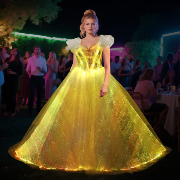 Light Up Princess Dress: Fashion Nova Evening Dresses for a Magical Evening - Lumisonata - Image 2