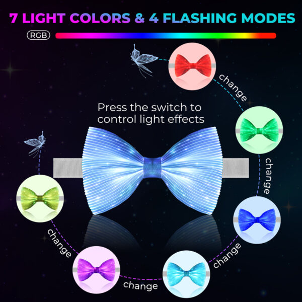 Christmas Bow Tie, Light Up Your Holidays With A Festive Christmas Bow Tie - Lumisonata - Image 3