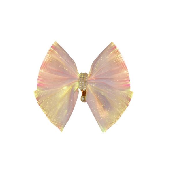 Pearl Hair Clip, Light Up Butterfly Hair Clip: Stylish and Unique Hair Accessory - Lumisonata - Imagen 2