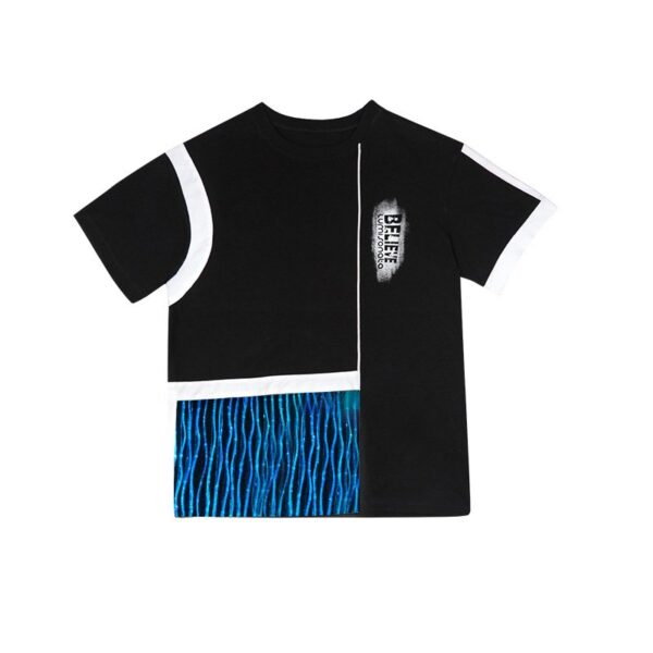 Vintage T-Shirts, Black Designer T-Shirt For Women, T-Shirt Dresses - Lumisonata - Imagem 2