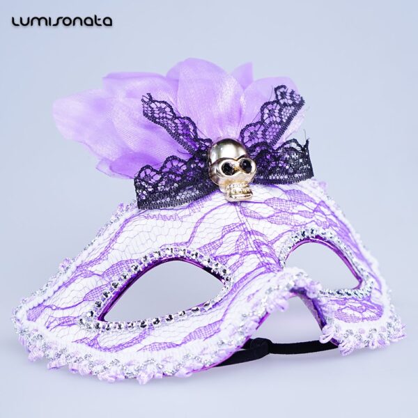 Led Halloween Mask, Light Up the Night With Our Rave Mask - Lumisonata - Imagem 2