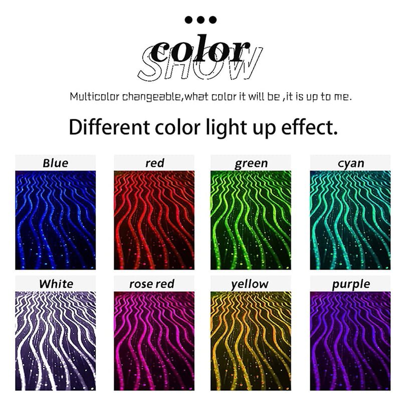 Hot Sexy Lingerie, Gothic Black Sheer Mesh Light Up Fishnet Underwear - Lumisonata – Bild 5