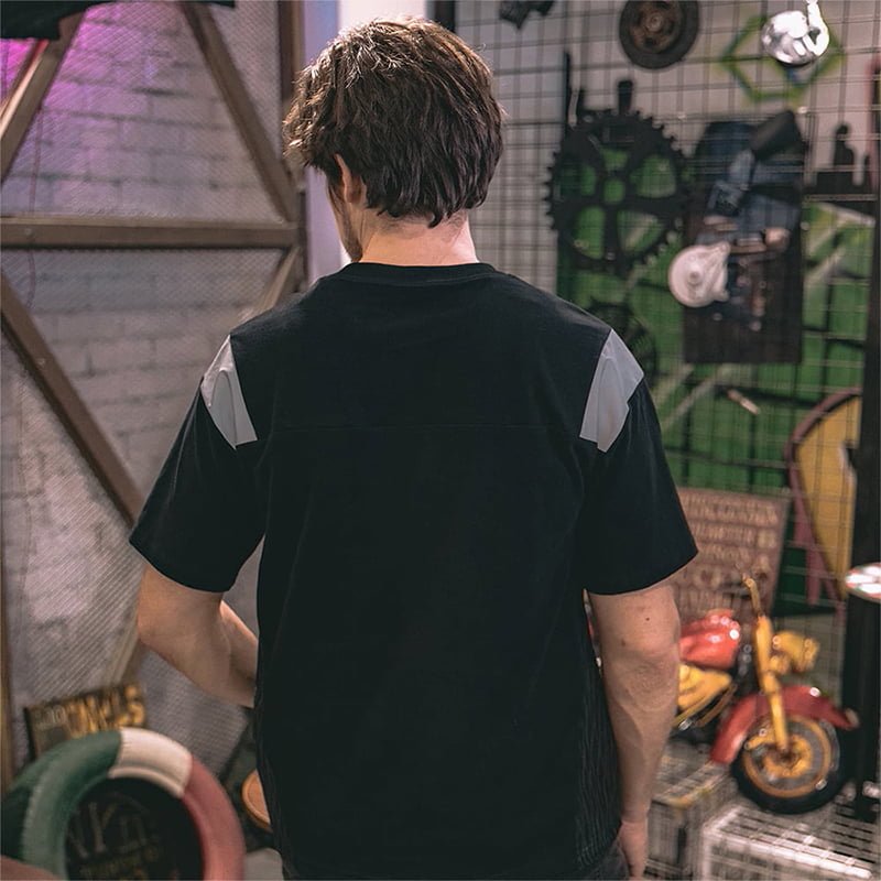 LED fiber optic fabric T-Shirts, Oversized T Shirts For Men - Lumisonata – Bild 7