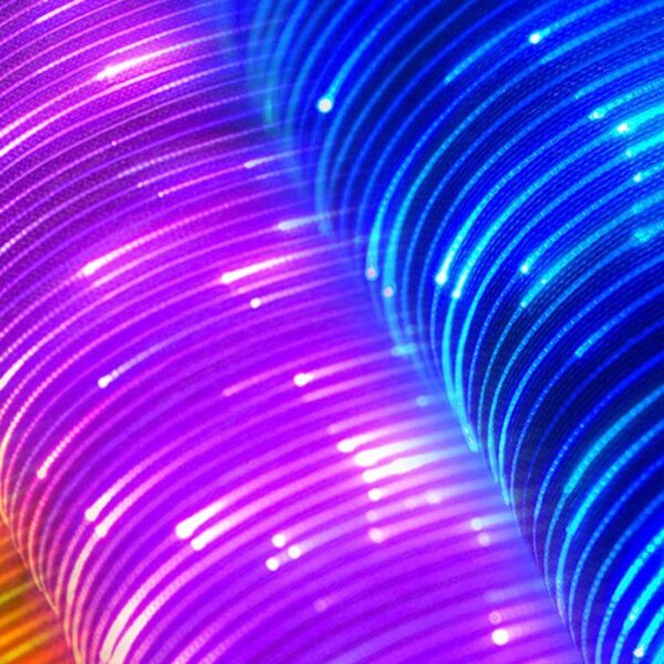 Red Fabric (Rave Luminous Fiber Optic Fabric) - Lumisonata - Image 3