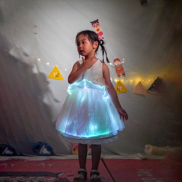 Ruffle pleated luminous dress small short dress — изображение 4