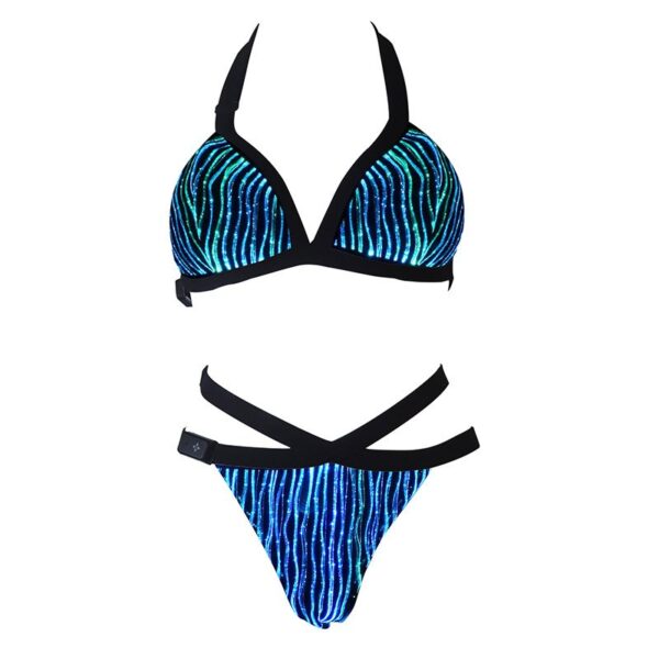 Beach Bikini, Thong Bikini Bottoms with Light Up - Lumisonata - Image 2