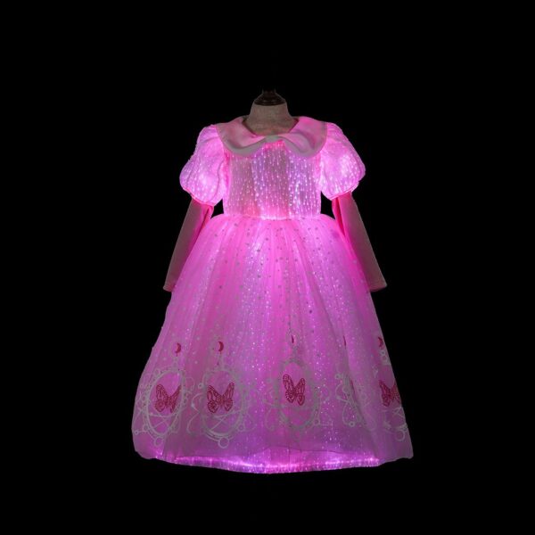 Pink Princess Dress For Girls Children Dress - Lumisonata - Image 2
