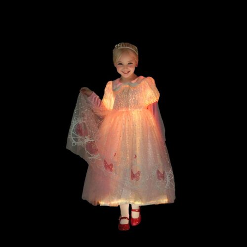 Pink Princess Dress For Girls Children Dress - Lumisonata