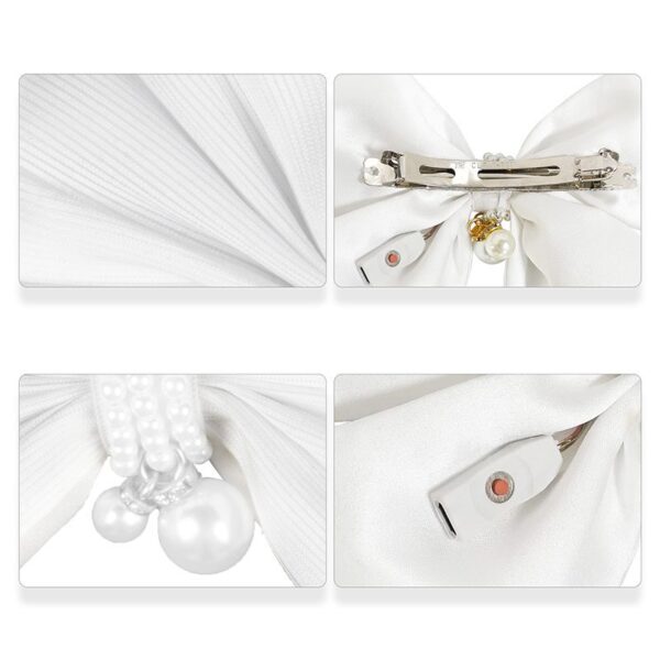 Pearl Hair Clip, Light Up Butterfly Hair Clip: Stylish and Unique Hair Accessory - Lumisonata - Imagen 5